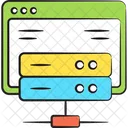 Server Web Hosting Database Icon