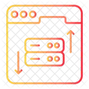 Web Server Hosting Data Icon