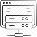 Server Web Hosting Database Icon