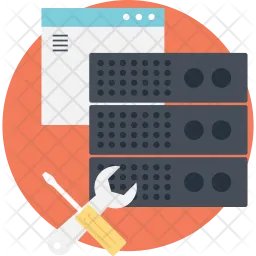 Web Server Maintenance  Icon