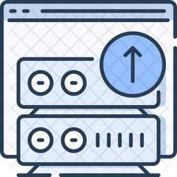 Web server upload Icon