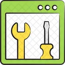 Web Maintenance Website Service Icon