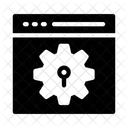 Browser Setting Lock Icon