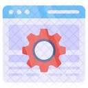 Web Setting  Icon