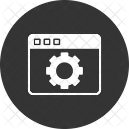 Web Setting  Icon