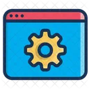 SEO Marketing Icon Pack In Filled Outline Icon