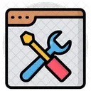 Web Setting Web Configuration Web Development Icon