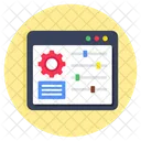 Web Setting Web Configuration Web Development Icon