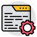 Web Setting Web Configuration Web Development Icon