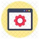 Web Setting Web Configuration Web Development Icon