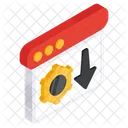 Web Setting System Configuration System Development Icon