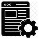 Webpage Setting Web Repairing Web Maintenance Icon