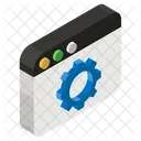 Web Configuration Web Settings Web Development Icon