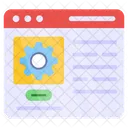 Web Setting  Icon