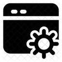 Web Setting Web Configuration Web Development Icon