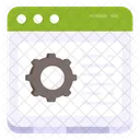 Web Setting Web Configuration Web Development Icon