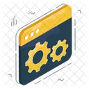 Web Setting Web Configuration Web Development Icon