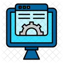 Web Development Web Configuration Web Maintenance Icon