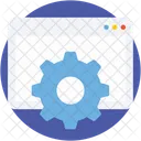 Web Settings Cog Icon