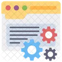 Web Settings Web Configuration Web Management Icône