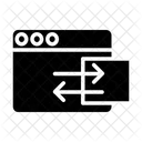 Web Webpage Data Sharing Icon