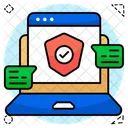 Web Shield Website Shield Webpage Shield Icon