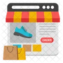 Web Shoe Shop Website Shoe Shop Webpage Shoe Shop Icon