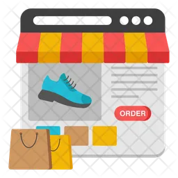 Web shoe shop  Icon