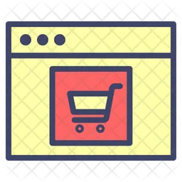Web shopping  Icon