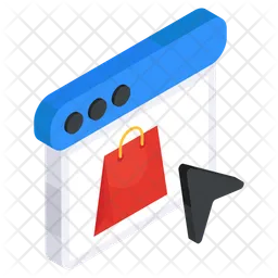 Web shopping  Icon