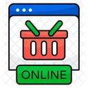 Web Shopping Website Shopping Webpage Shopping Icon