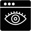 Web-Sichtbarkeit  Symbol