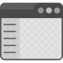 Web Sidebar Application Browser Icon
