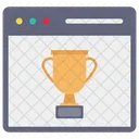 Web Site Web Page Trophy Icon