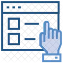 Education Web Site Study Icon