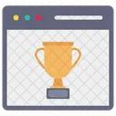 Web Site Web Page Trophy Icon