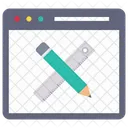 Web Site Web Page Edit Icon