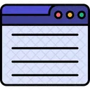 Web Site Applications Browser Icon