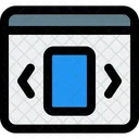 Web Slider Horizontal  Icon
