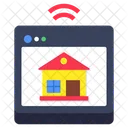 Web Smart Home Website Smart Home Webpage Smart Home Icon