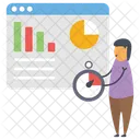 Web Speed Checking  Icon
