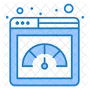 Web Speed Website Performance Speed Test Icon