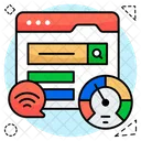 Web speed optimization  Icon