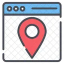 Web Standort GPS Standortkarte Symbol