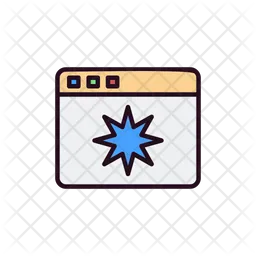 Web Star  Icon