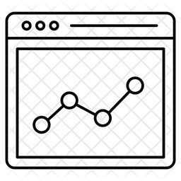 웹 통계  아이콘