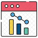 Web Infographic Web Statistics Online Data Icon