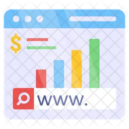 Web Statistics  Icon