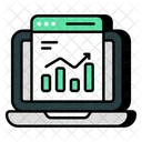 Web Statistics Web Infographic Online Data Analytics Icon