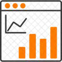Web Statistics Analytics Metrics Icon